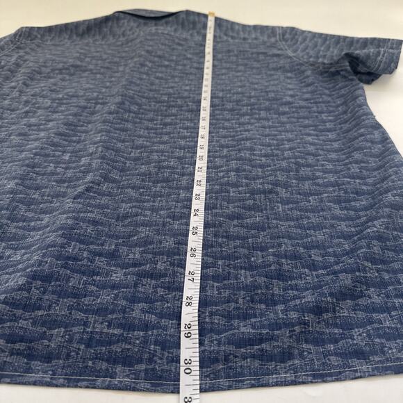 Orvis Active Fit Button Down Shirt Collared Short Sleeve Mens All Over Print XXL - Picture 7 of 10